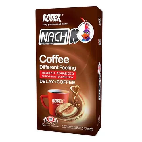 کاندوم کدکس مدل Coffee بسته 12 عددی Kodex Coffee Condom 12PSC